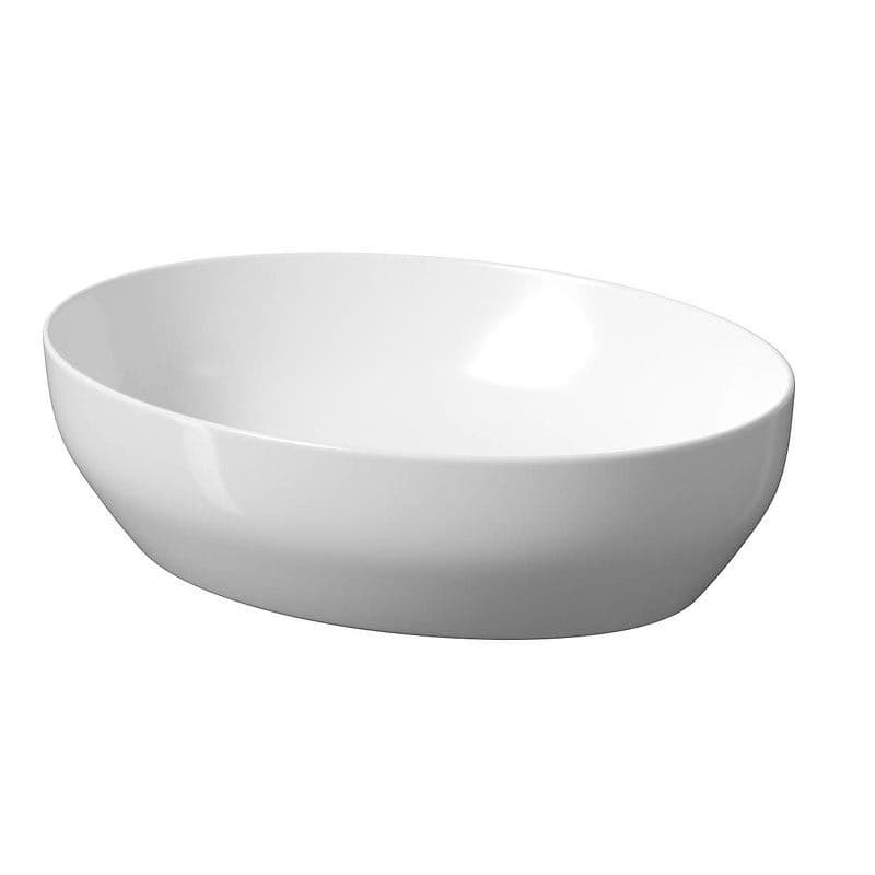 CERSANIT - Umývadlo na dosku LARGA ELLIPSE (50x38) K677-002