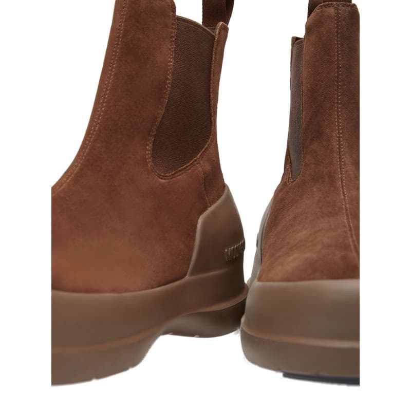 Vysoké zimné topánky MOON BOOT MB LUNA CHELSEA SUEDE-M004 BROWN 3
