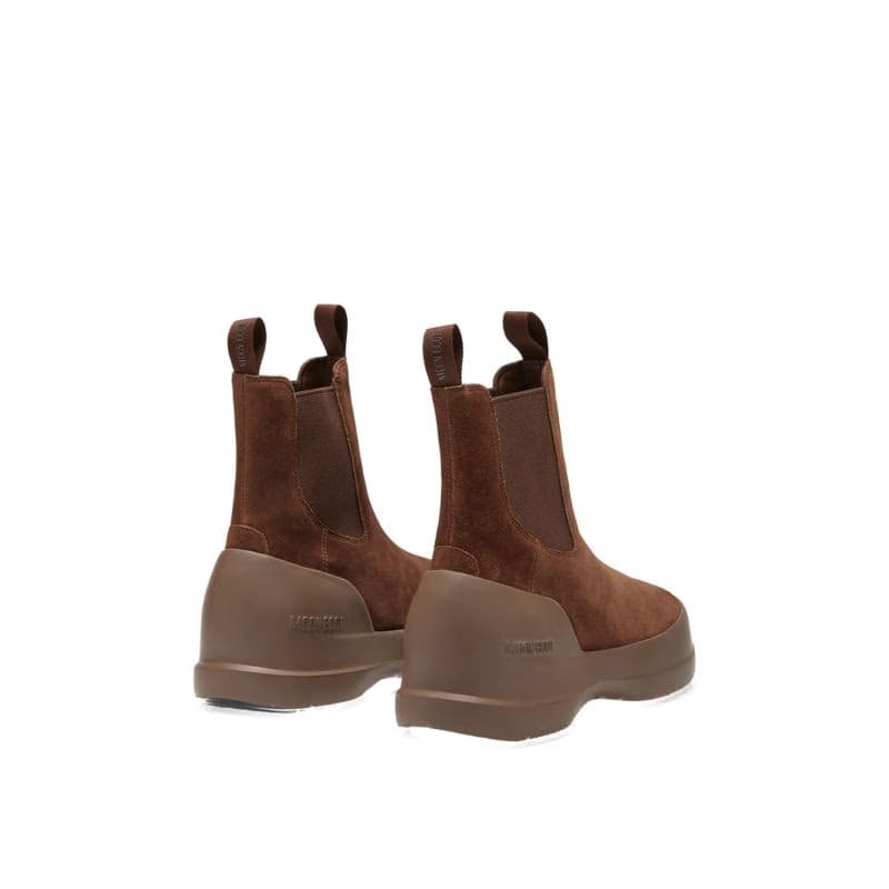 Vysoké zimné topánky MOON BOOT MB LUNA CHELSEA SUEDE-M004 BROWN 4