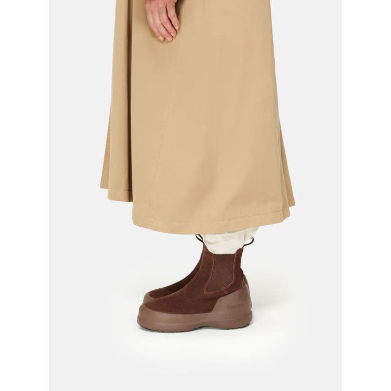 Vysoké zimné topánky MOON BOOT MB LUNA CHELSEA SUEDE-M004 BROWN 5