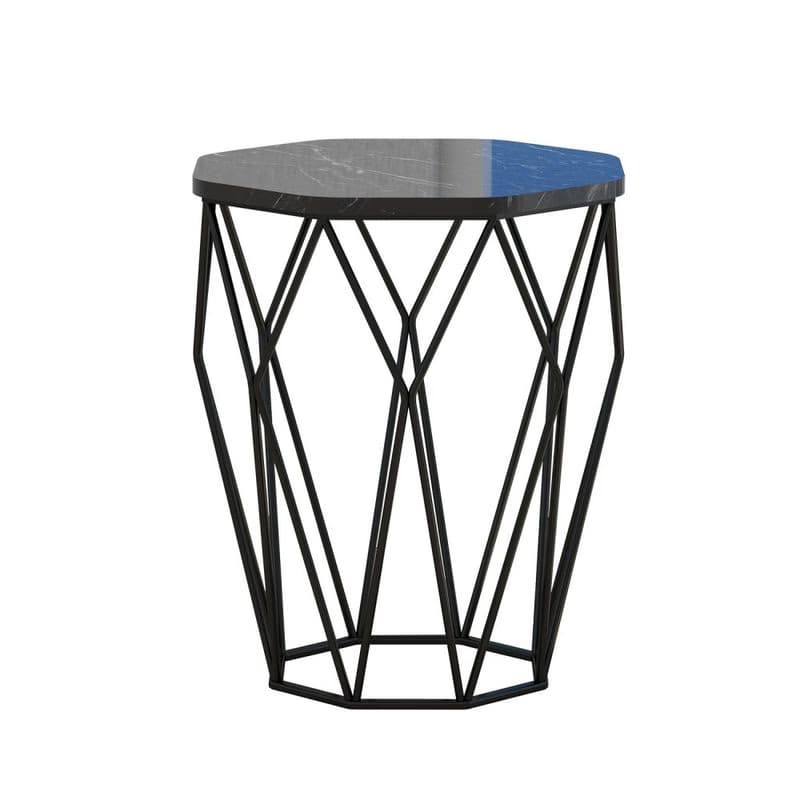 Príručný stolík / Odkladací stolík Sofya - Black Marble 2