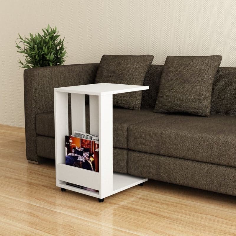 Príručný stolík / Odkladací stolík Edi - White 1