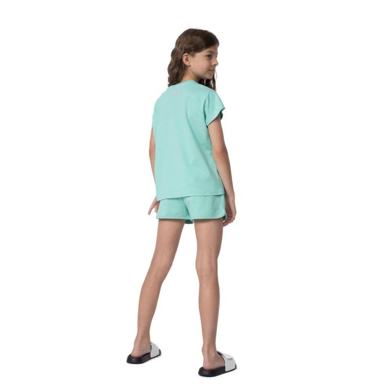 Dievčenské tričko s krátkym rukávom 4F JUNIOR TSHIRT F397-47S-MINT 2
