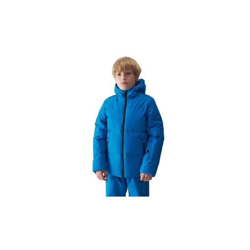 Chlapčenská lyžiarska bunda 4F JUNIOR TECHNICAL JACKET-JWAW24TTJAM534-33S-BLUE 1