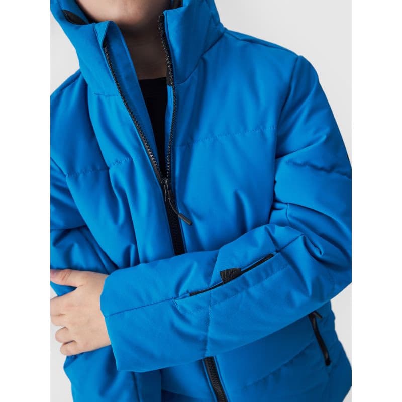 Chlapčenská lyžiarska bunda 4F JUNIOR TECHNICAL JACKET-JWAW24TTJAM534-33S-BLUE 5