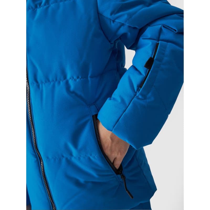 Chlapčenská lyžiarska bunda 4F JUNIOR TECHNICAL JACKET-JWAW24TTJAM534-33S-BLUE 6