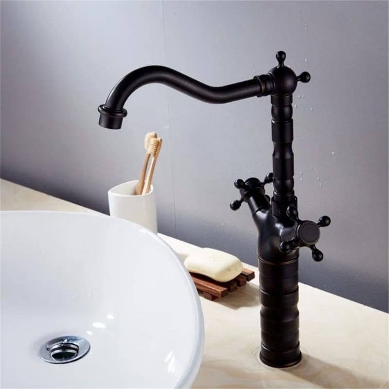 REA - Umývadlová Kuchynská batéria Rustico Old Black REA-B5520 4