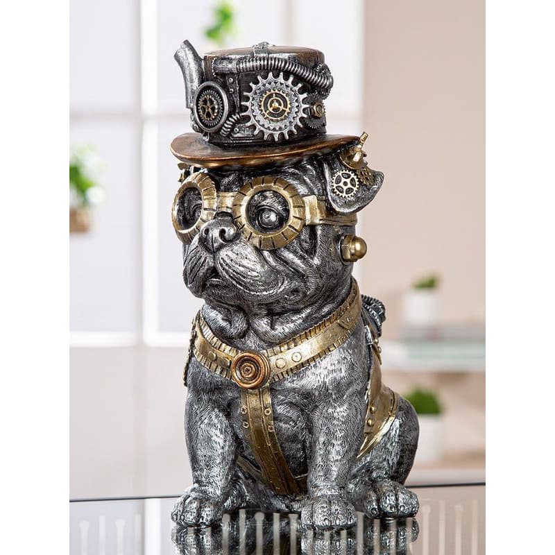 Figúrka mopsa Steampunk Mops, 26 cm 1