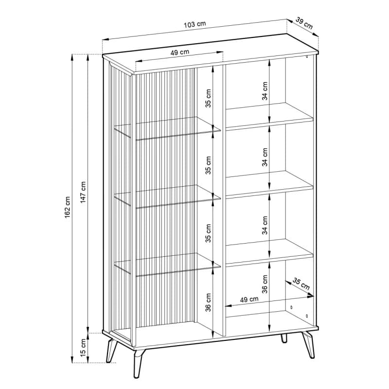 ArtPS Vitrína PURO WT-103 5