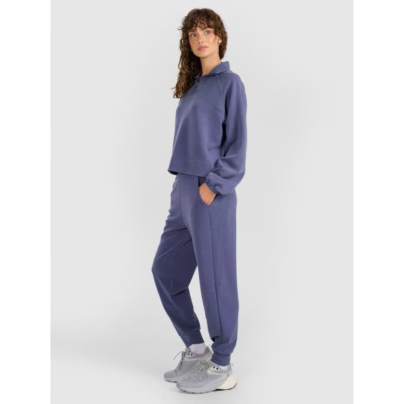Dámska mikina s 1 2 zipsom 4F SWEATSHIRT F1836-WAW25TSWSF1836-32S-DENIM 5