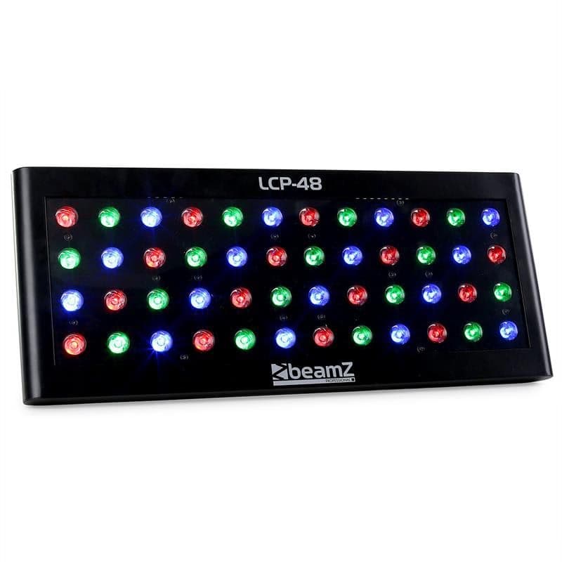 Beamz LCP-48, LED farebný panel, 48 x 1 W RGW, DMX 1