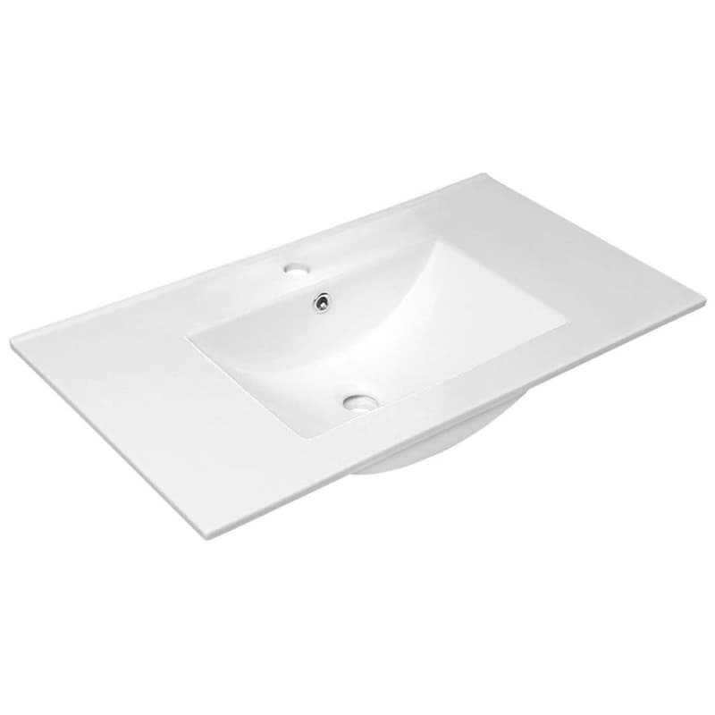 SAPHO - SLIM keramické umývadlo 90x46,5cm, biela 1601-90