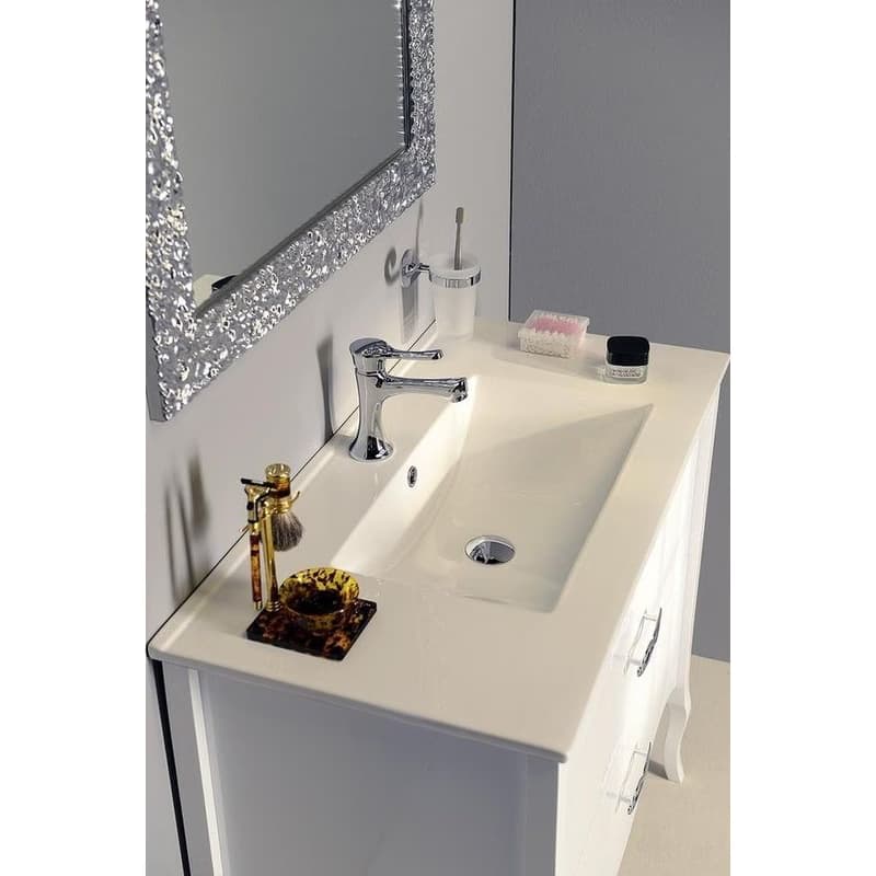 SAPHO - SLIM keramické umývadlo 90x46,5cm, biela 1601-90 2