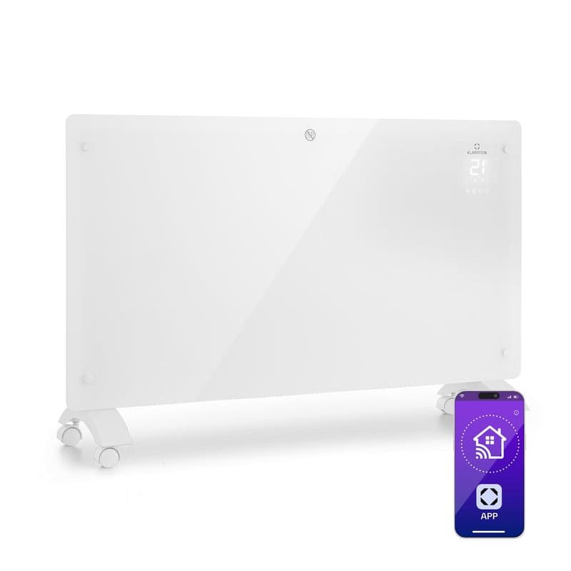 Klarstein Bansin Crystal Smart, konvektor, 2500 W, 5 - 50 °C, ovládanie cez aplikáciu 1
