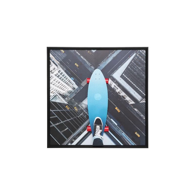 Skyline Skater obraz viacfarebný 149x149 cm 1