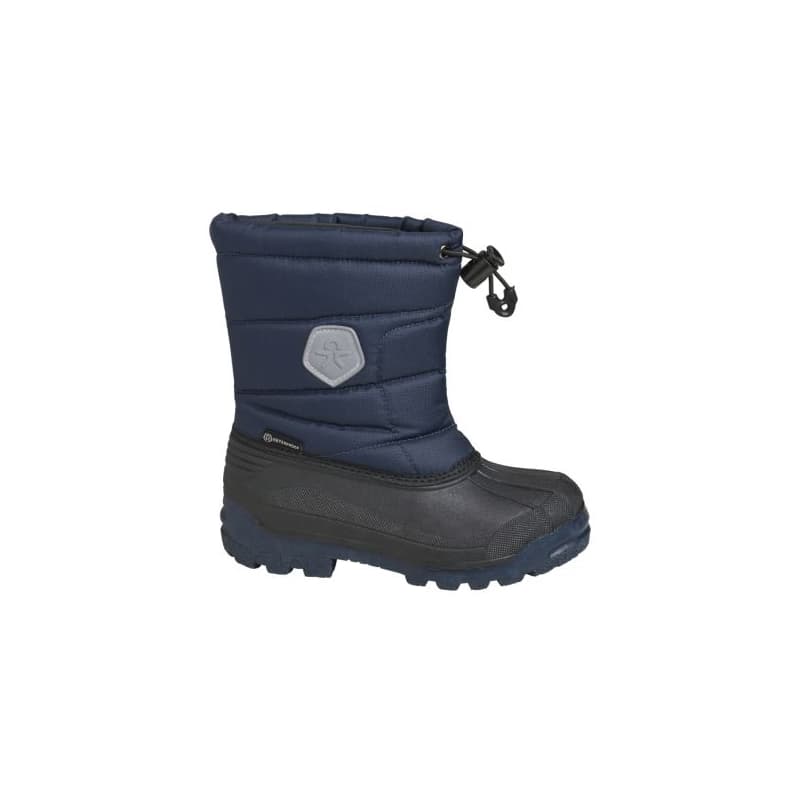 Chlapčenské vysoké zimné topánky COLOR KIDS Boots - WP, total eclipse