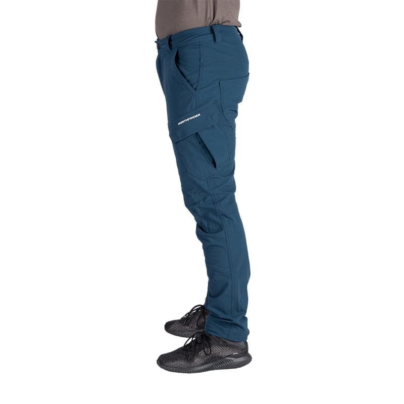 Pánske turistické zateplené nohavice NORTHFINDER KUBA-346navy 3