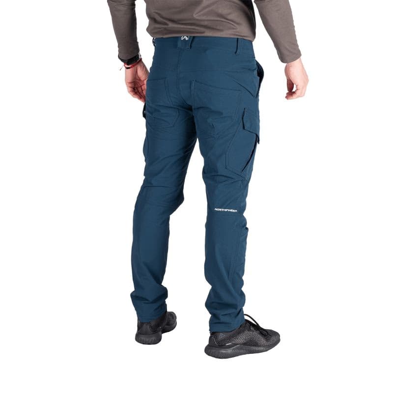 Pánske turistické zateplené nohavice NORTHFINDER KUBA-346navy 4