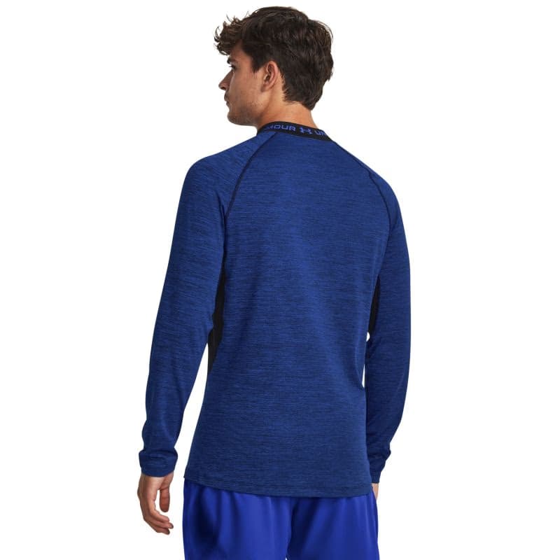 Pánske kompresné tričko s dlhým rukávom UNDER ARMOUR UA CG Armour Twist Mock-BLU 2