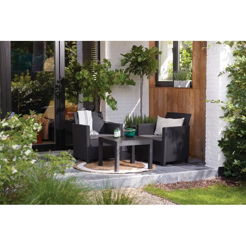 KETER Záhradný set CLARA balcony small table | grafit 2
