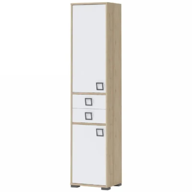Regál Kiki V22-BK/KI-15 beech/white 1