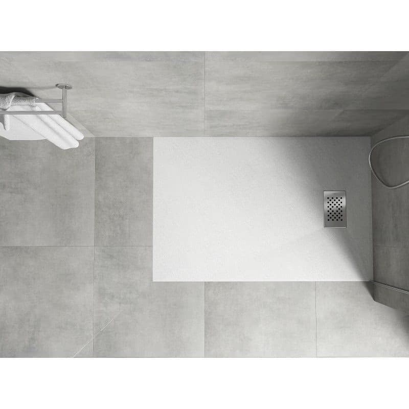 MEXEN/S - Hugo sprchová vanička SMC 100x90, biela, krytka nerez 42109010-X 3