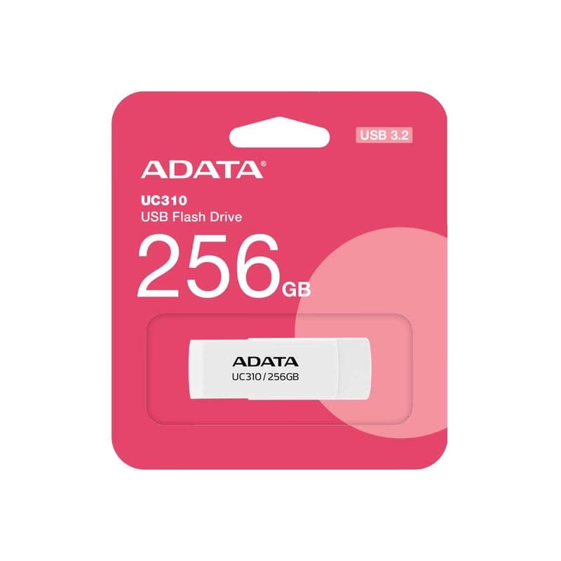 ADATA Flash Disk 256GB UC310, USB 3.2, biela 4