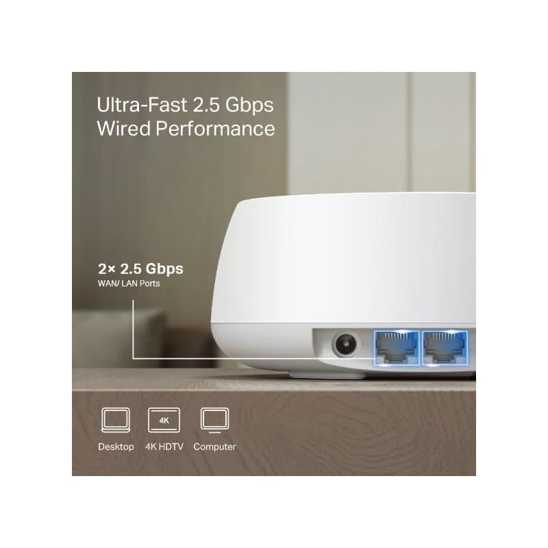 TP-Link Deco BE25(1-pack) - BE3600 Systém Mesh WiFi 7 pre celú domácnosť 3