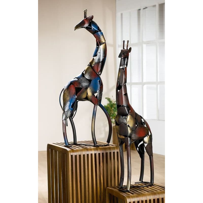 Kovová dekoratívna žirafa "Melman" 1