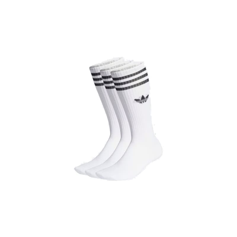Ponožky ADIDAS ORIGINALS 3 PACK-HIGH CREW SOCK- WHITE 1
