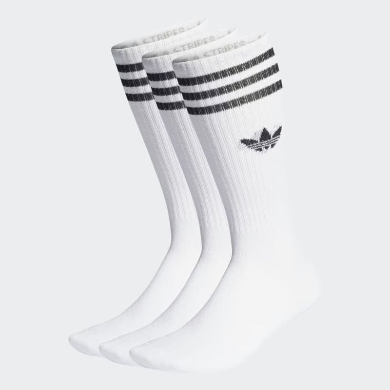 Ponožky ADIDAS ORIGINALS 3 PACK-HIGH CREW SOCK- WHITE 2