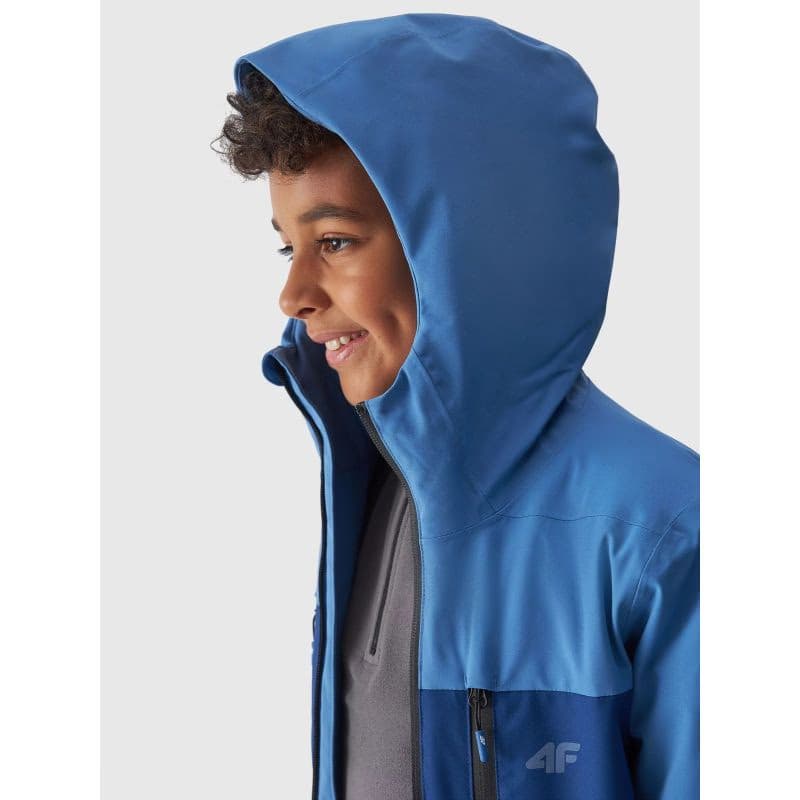 Chlapčenská lyžiarska bunda 4F JUNIOR TECHNICAL JACKET-JAW23TTJAM301-33S-BLUE 4