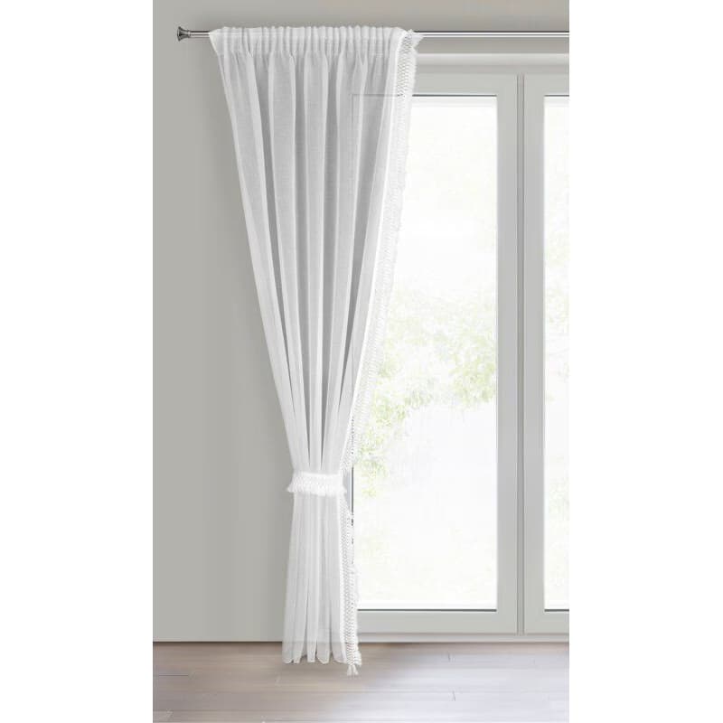 ArtFir Záclona KIRA 3 P | biela 140 x 270 cm 2