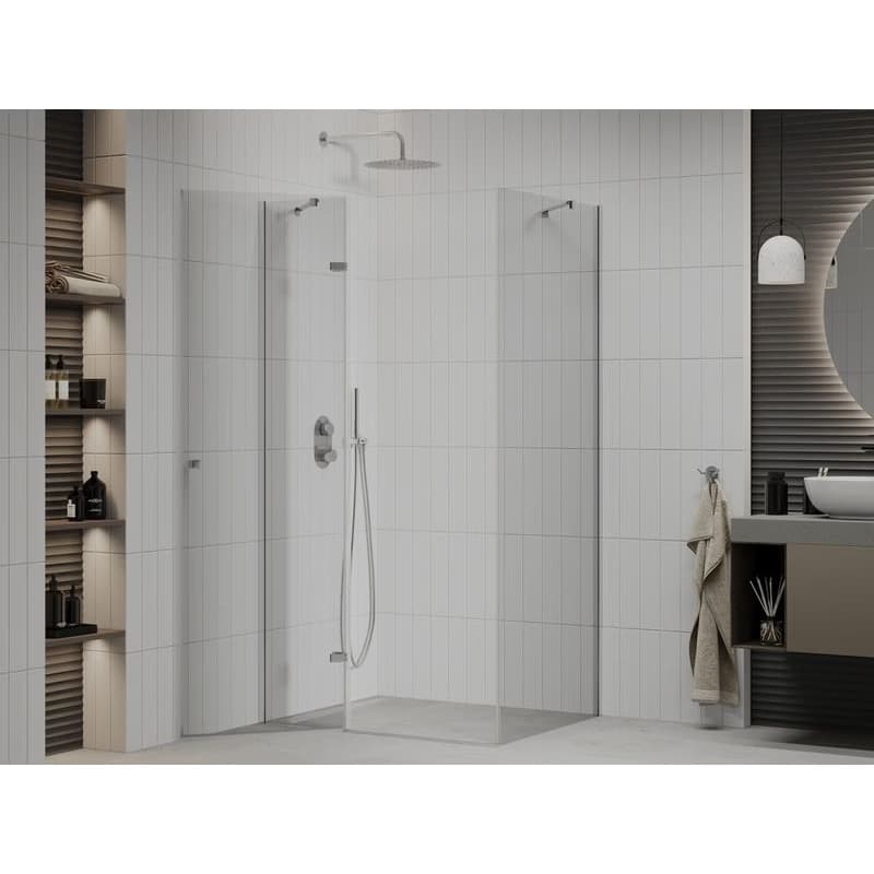 MEXEN/S - ROMA sprchovací kút 105x80, transparent, chróm 854-105-080-01-00 3