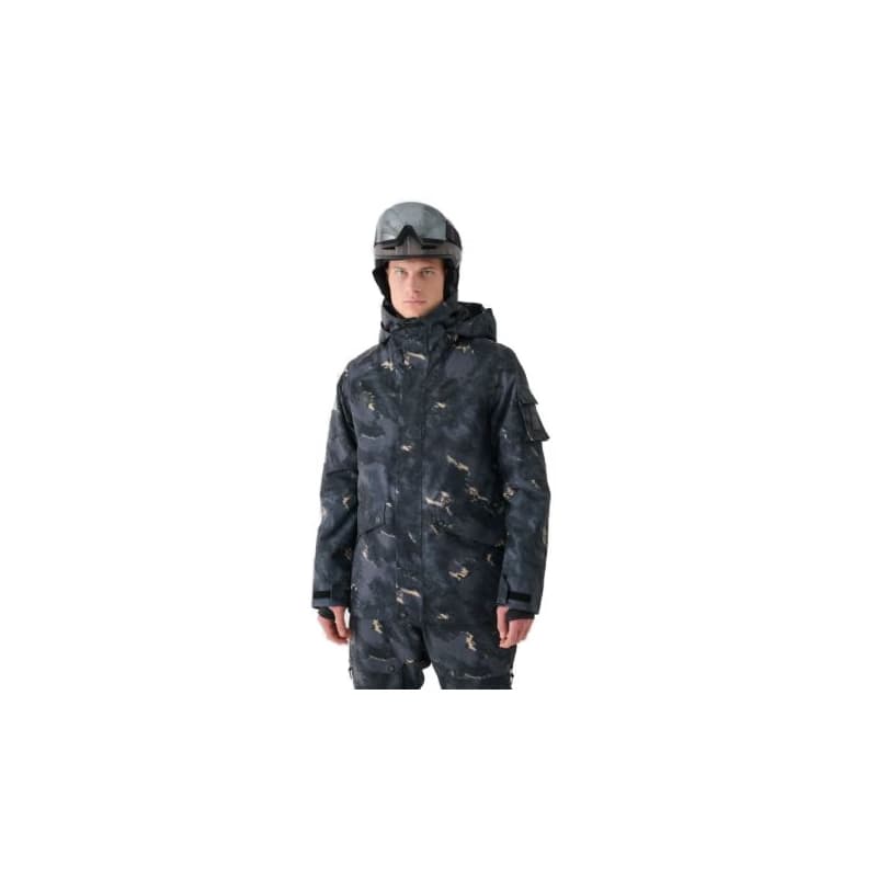 Pánska lyžiarska bunda 4F TECHNICAL JACKET-WAW24TTJAM509-90A-MULTICOLOUR ALLOVER 1