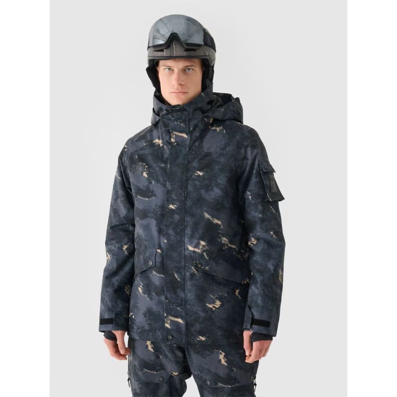 Pánska lyžiarska bunda 4F TECHNICAL JACKET-WAW24TTJAM509-90A-MULTICOLOUR ALLOVER 2