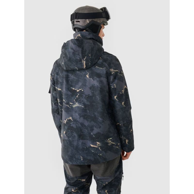 Pánska lyžiarska bunda 4F TECHNICAL JACKET-WAW24TTJAM509-90A-MULTICOLOUR ALLOVER 3