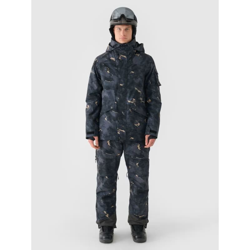 Pánska lyžiarska bunda 4F TECHNICAL JACKET-WAW24TTJAM509-90A-MULTICOLOUR ALLOVER 4