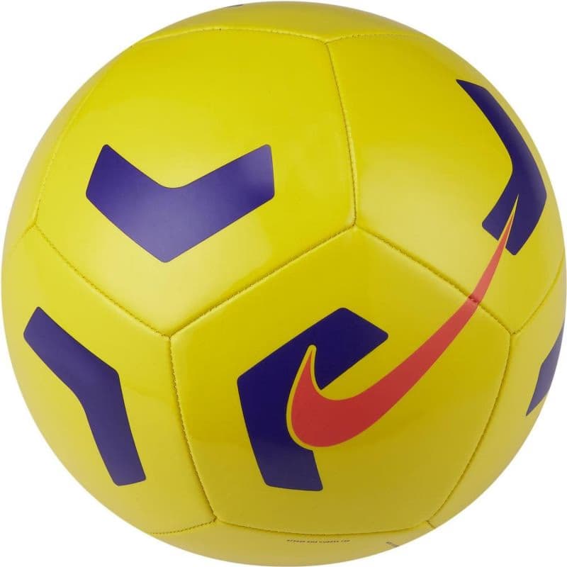 Futbalová lopta NIKE Pitch Training - YELLOW VIOLET BRIGHT CRIMSON 2