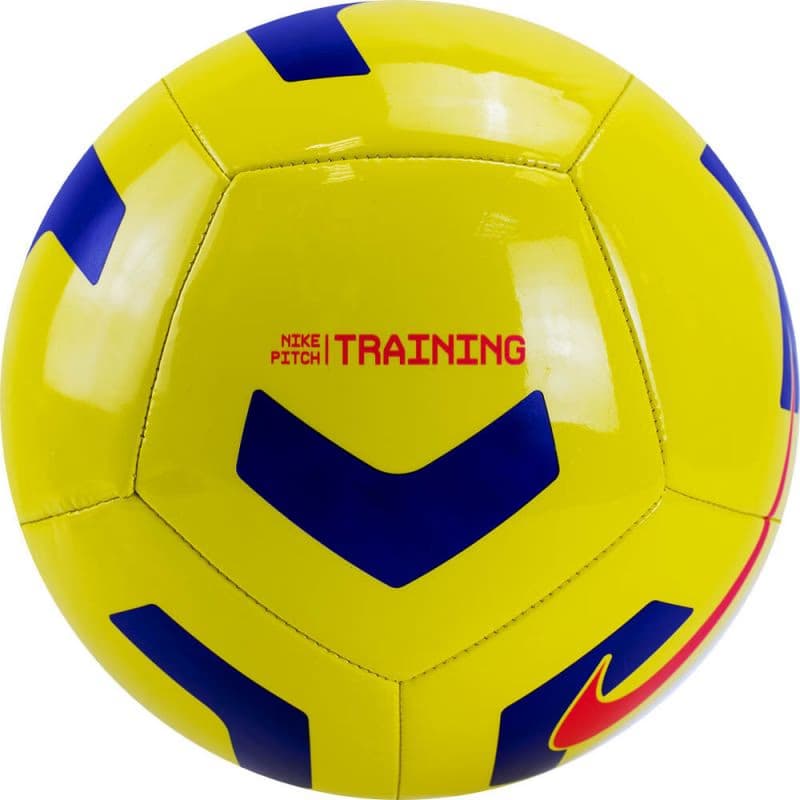 Futbalová lopta NIKE Pitch Training - YELLOW VIOLET BRIGHT CRIMSON 3