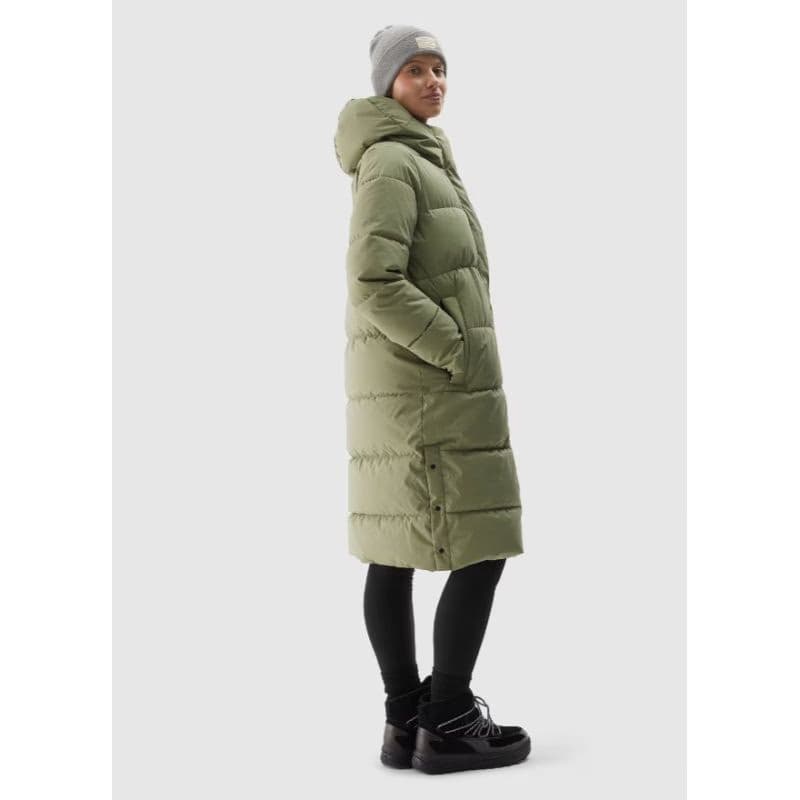 Dámska bunda 4F DOWN JACKET-WAW24TDJAF476-43S-KHAKI 4