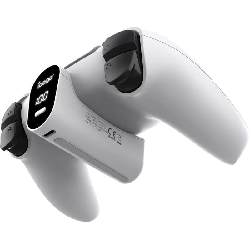 iPega P5042 Prenosná Dobíjacia Batéria pre PS5 Ovládač White 3