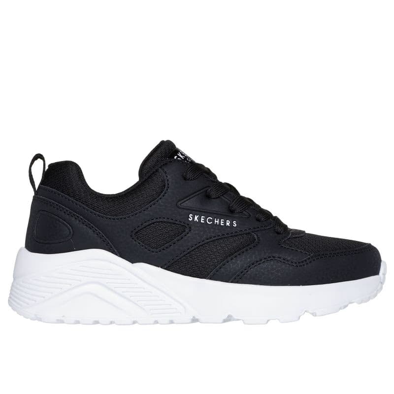 Juniorská rekreačná obuv SKECHERS Uno Lite Jr black white 2