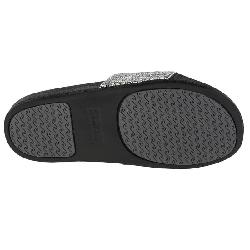 Dámske šlapky (plážová obuv) SKECHERS Pops Up New Spark W black silver 4