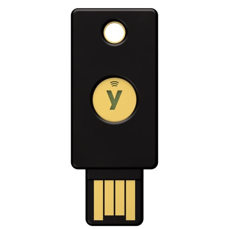 Security Key NFC - USB-A, podporujúci viacfaktorovú autentizáciu (NFC), podpora FIDO2 U2F, vodeodolný 2