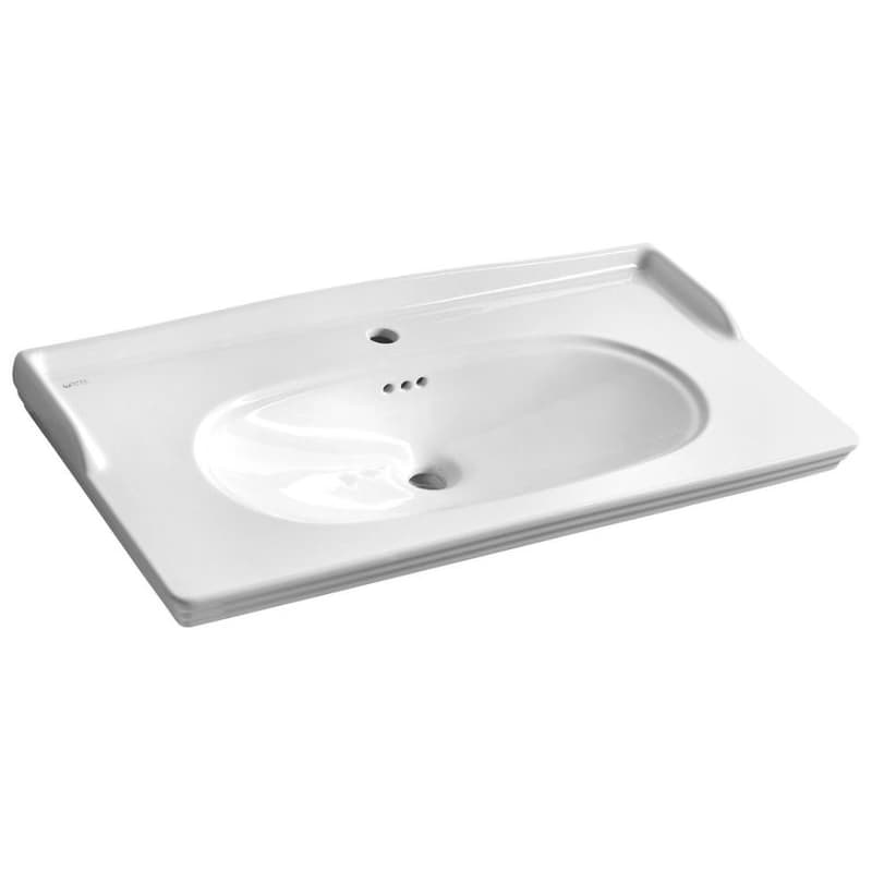 ISVEA - STELLA keramické umývadlo 90x46,5cm, biela 10ST50090