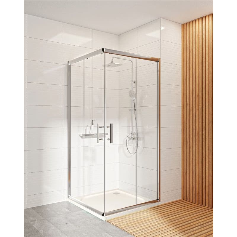 DEANTE - Cubic biela - Akrylátová sprchová vanička, štvorcová, 80x80 cm KTK_042B 4