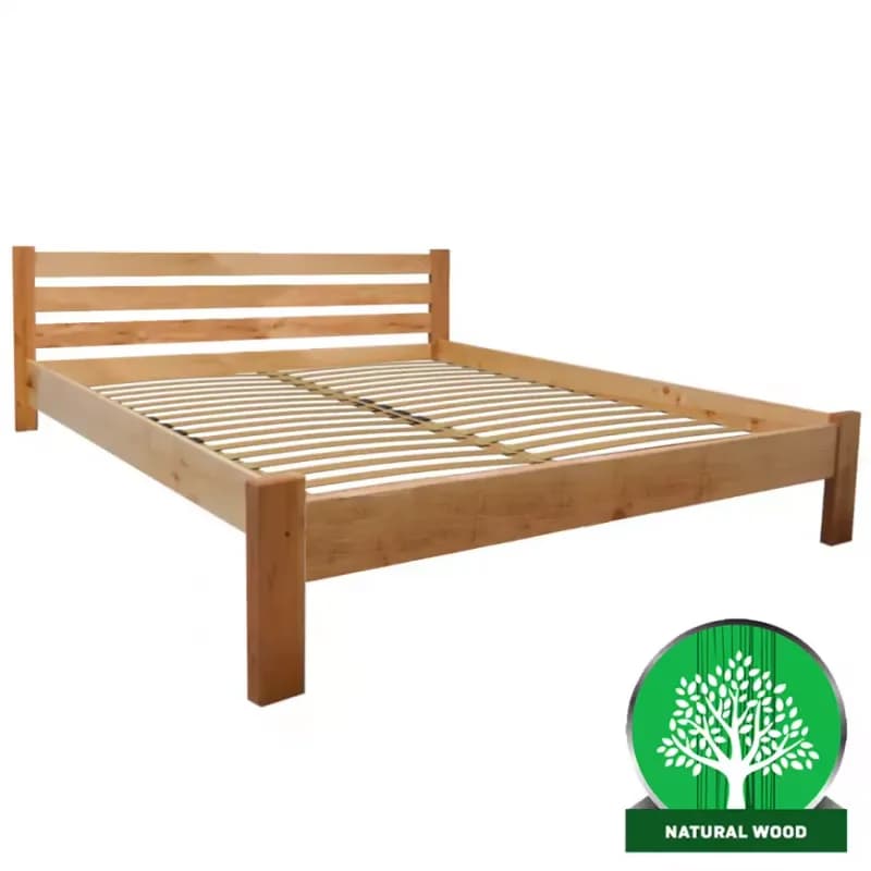 Posteľ Ewa 180 dreva jelša nature 1