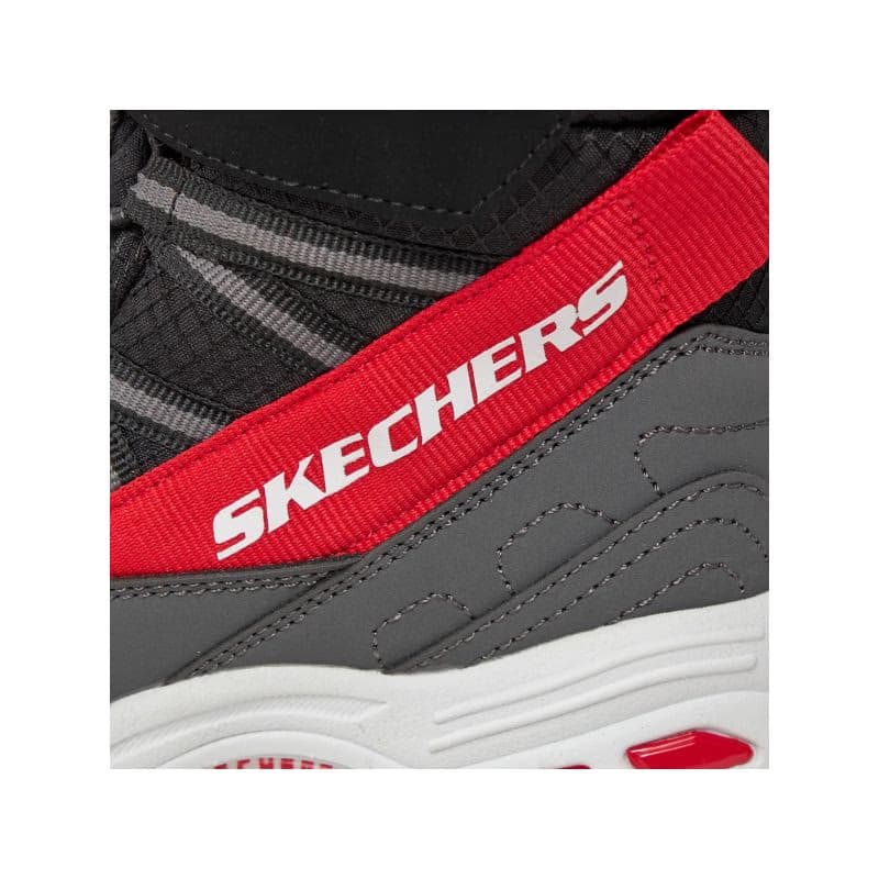 Chlapčenské členkové zimné topánky SKECHERS D Lites Mid black red 6
