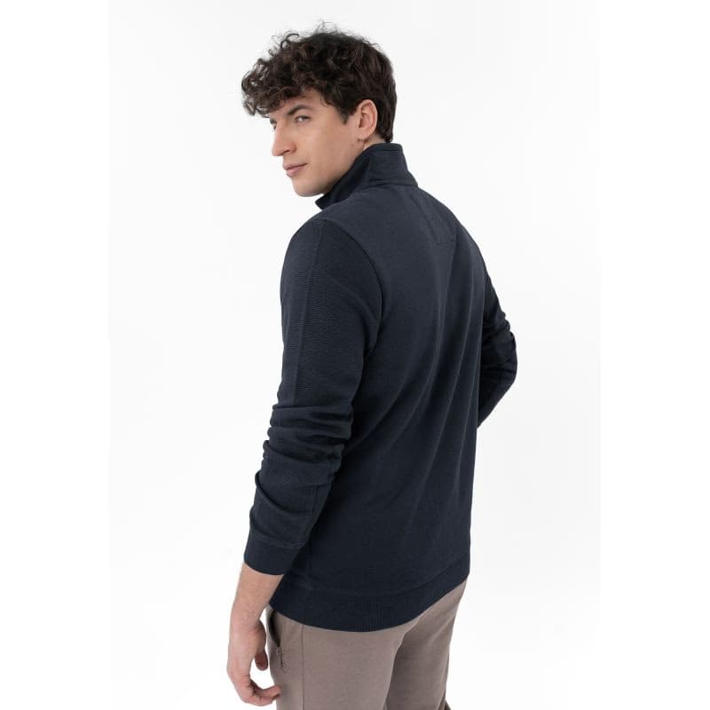 Pánsky sveter VOLCANO B-STRIPE-NAVY 3